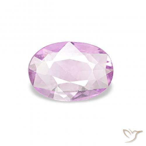 0.32ct Púrpura rosáceo claro Zafiro, Ovalada, VVS