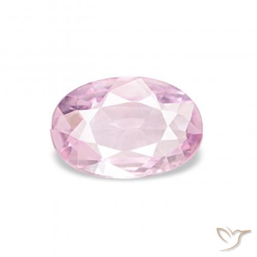 0.42ct Rosado claro Zafiro, Ovalada, VS
