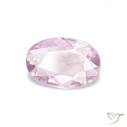 Zafiro Rosado Bubblegum natural de 0.37 ct, Ovalada, VS
