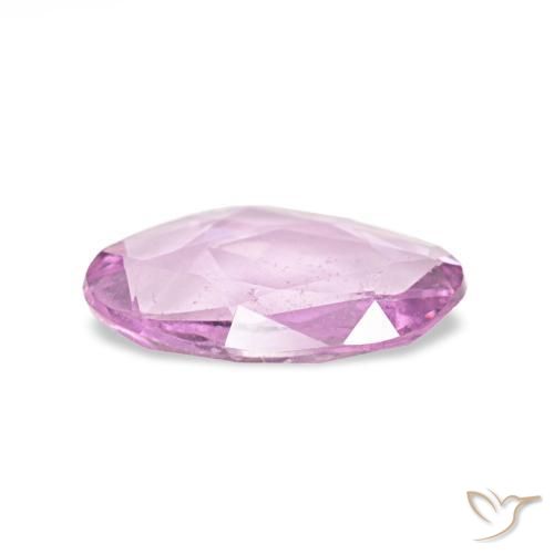 Zafiro Rosado púrpura real muy claro natural de 0.57 ct, Elegante, VS
