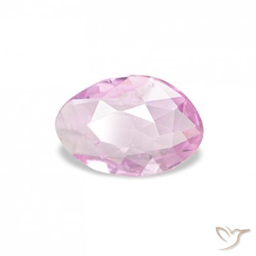Zafiro Rosado claro natural de 0.35 ct, Elegante, VS