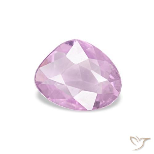 Zafiro Rosado claro natural de 0.45 ct, Elegante, VS