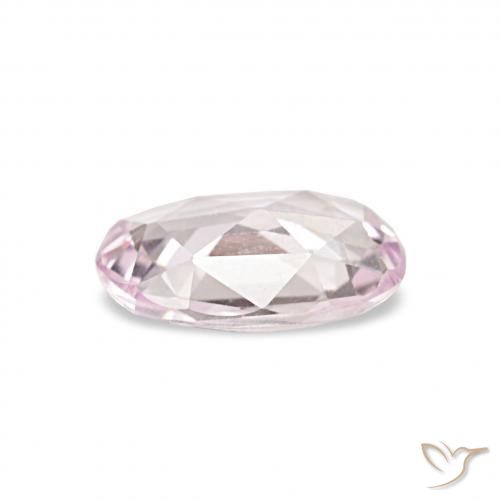 Zafiro Rosado muy claro natural de 0.44 ct, Ovalada, VVS