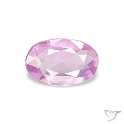 0.33ct Púrpura claro Zafiro, Ovalada, VVS