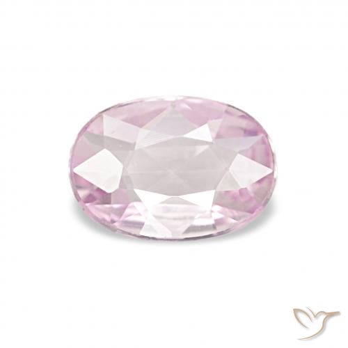 0.43ct Rosado cereza claro Zafiro Piedras Preciosas, Ovalada, VVS