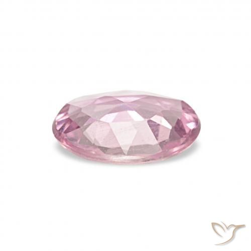 Zafiro Rosado bubblegum claro natural de 0.38 ct, Ovalada, VVS