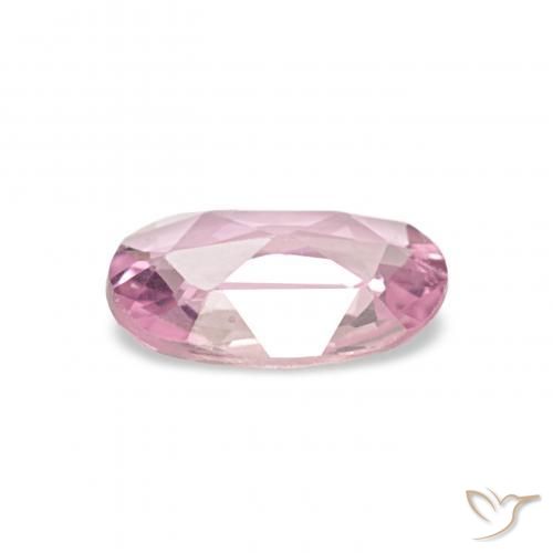 Zafiro Rosado claro natural de 0.43 ct, Ovalada, VVS