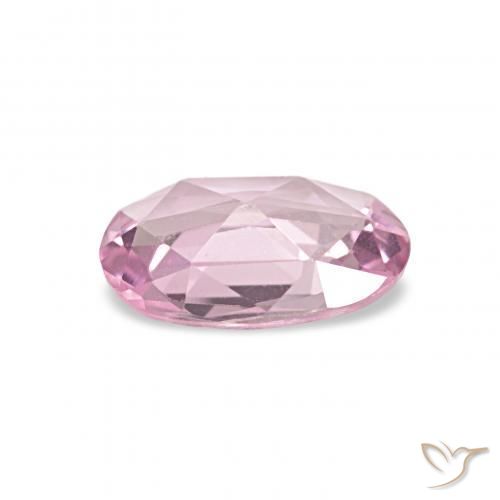 Zafiro Rosado Bubblegum natural de 0.48 ct, Ovalada, VVS