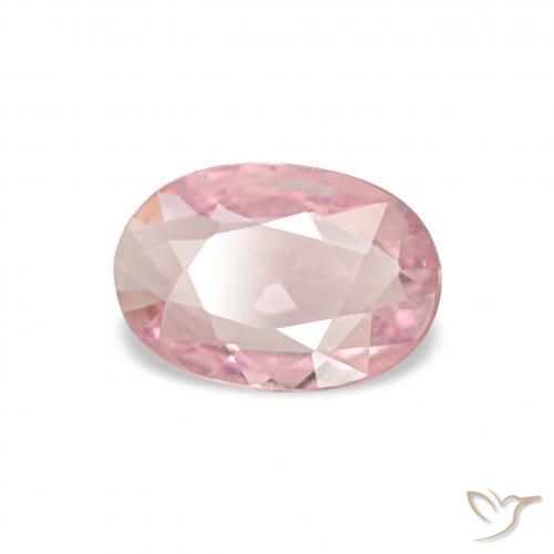 Zafiro Rosa rosado natural de 0.38 ct, Ovalada, VVS