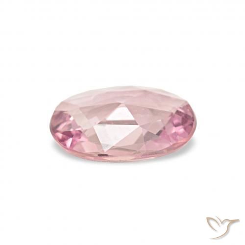 Zafiro Rosa rosado natural de 0.38 ct, Ovalada, VVS