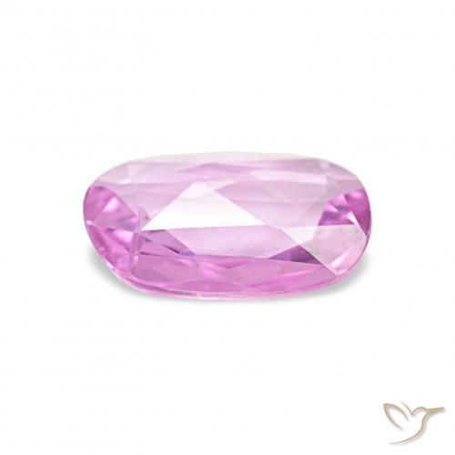 Zafiro Púrpura rosado natural de 0.55 ct, Elegante, VVS