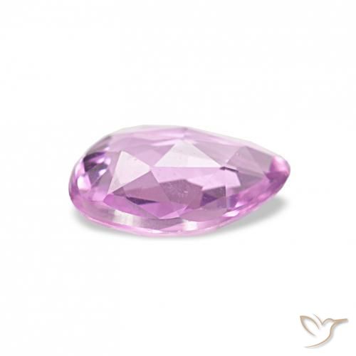 Zafiro Púrpura-violeta rosáceo claro natural de 0.59 ct, Elegante, VVS