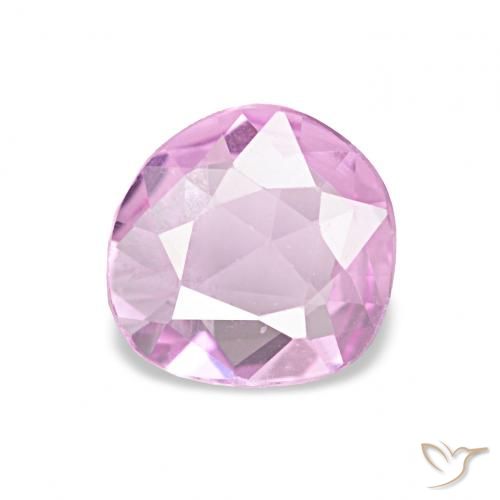 0.58ct Púrpura-violeta rosáceo claro Zafiro, Elegante, VVS