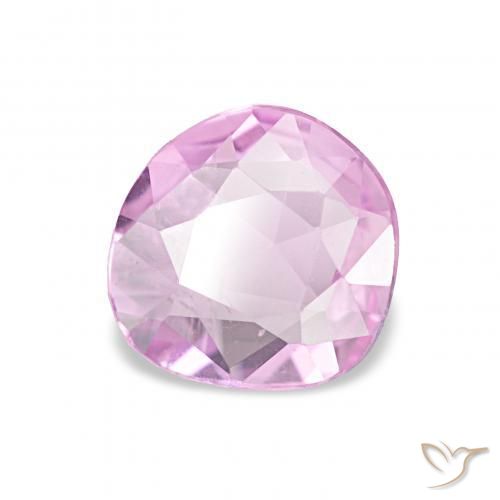 Zafiro Púrpura-violeta rosáceo claro natural de 0.58 ct, Elegante, VVS