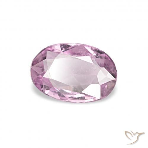 Zafiro Medium Light-Purple natural de 0.37 ct, Ovalada, VS