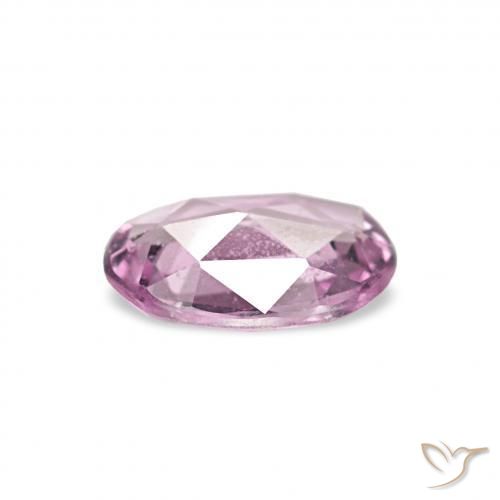 Zafiro Medium Light-Purple natural de 0.37 ct, Ovalada, VS