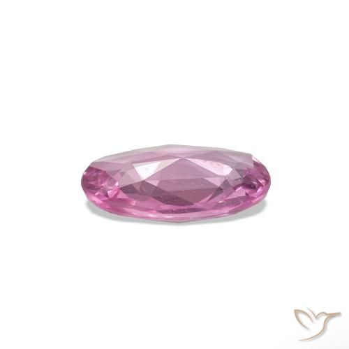 Zafiro Rosado muy claro natural de 0.31 ct, Ovalada, VVS-VS