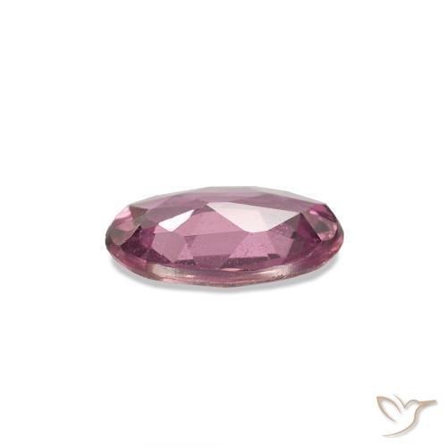 Zafiro Púrpura rojizo natural de 0.38 ct, Ovalada, VVS-VS