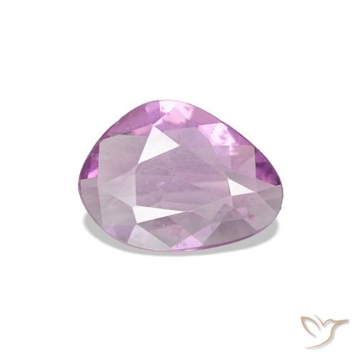 Zafiro Tono rosado cereza natural de 0.60 ct, Elegante, VS
