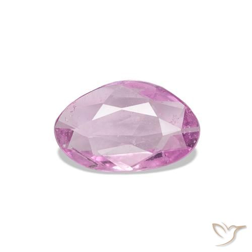 Zafiro Rosado púrpura natural de 0.49 ct, Elegante, VS