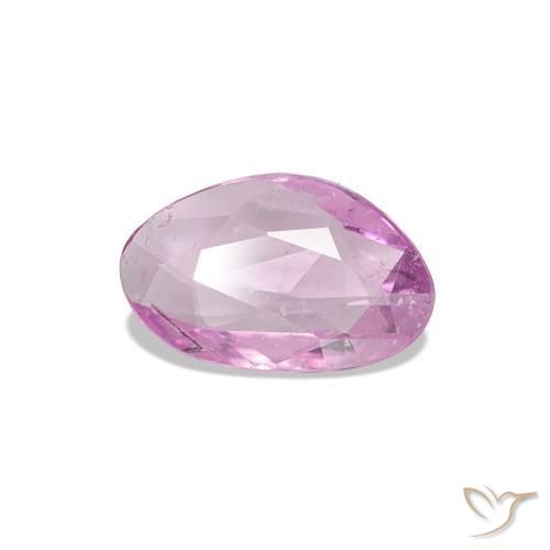 Zafiro Rosado púrpura natural de 0.49 ct, Elegante, VS