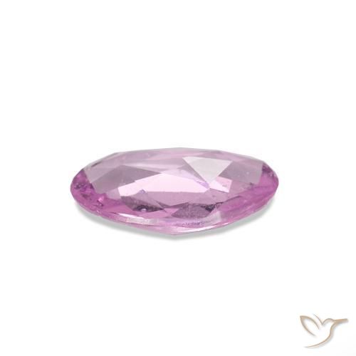 Zafiro Rosado púrpura natural de 0.49 ct, Elegante, VS