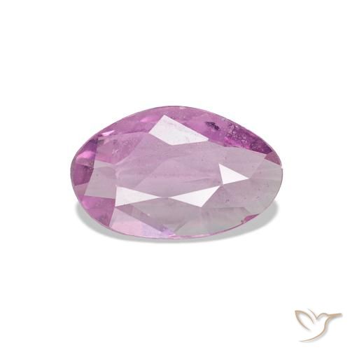 Zafiro Púrpura rosado natural de 0.48 ct, Elegante, VS