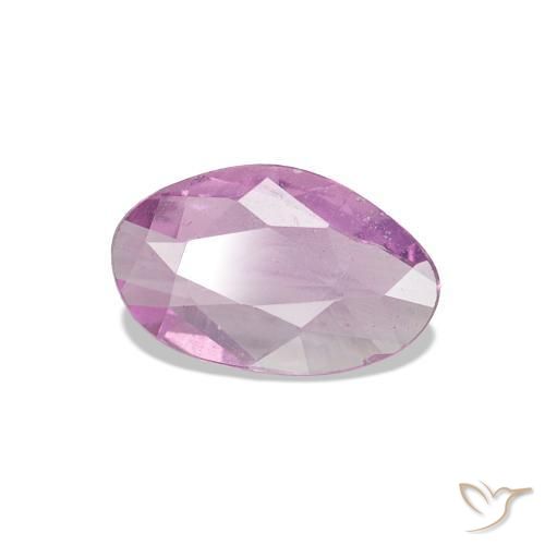 Zafiro Púrpura rosado natural de 0.48 ct, Elegante, VS