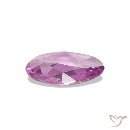 Zafiro Púrpura rosado natural de 0.48 ct, Elegante, VS