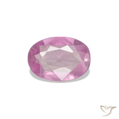 0.39ct Magenta claro Zafiro, Ovalada, VS