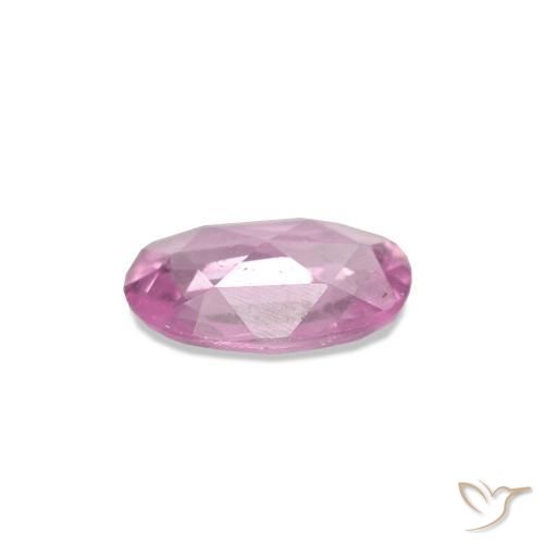 Zafiro Magenta claro natural de 0.39 ct, Corte Óvalo, VS