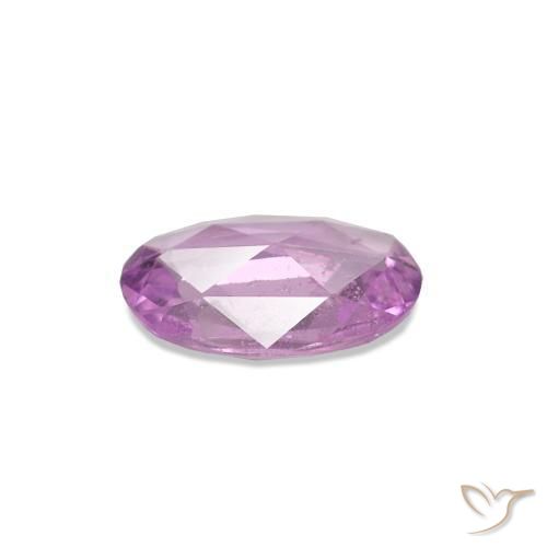 Zafiro Púrpura claro natural de 0.34 ct, Ovalada, VS