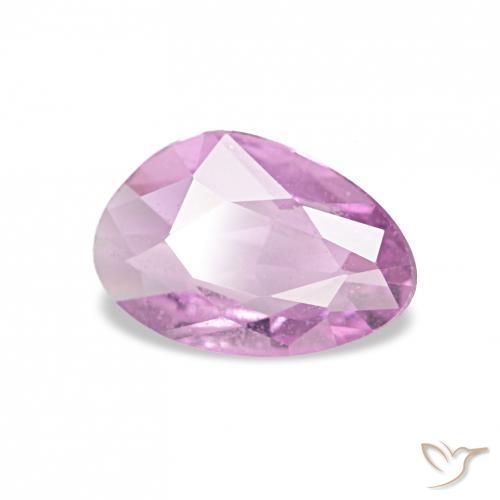 Zafiro Rosado púrpura natural de 0.53 ct, Elegante, VS
