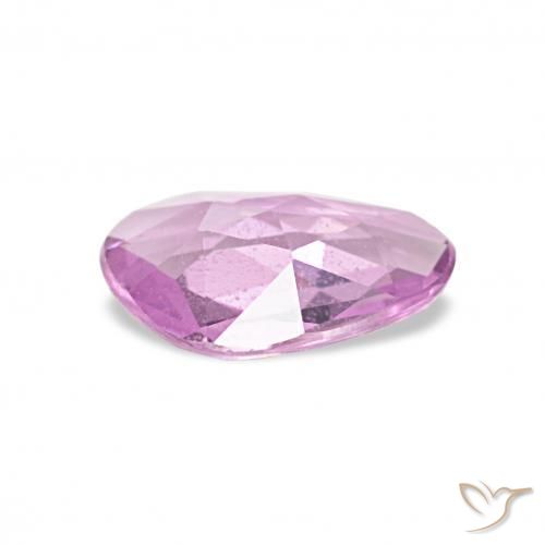 Zafiro Rosado púrpura natural de 0.53 ct, Elegante, VS