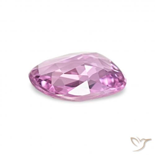 Zafiro Rosado muy claro natural de 0.46 ct, Elegante, VVS