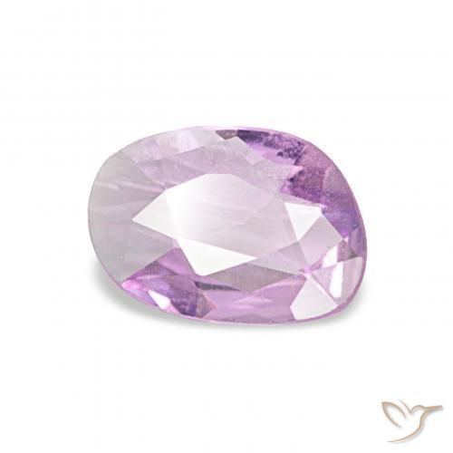 Zafiro Lila claro natural de 0.41 ct, Elegante, VVS