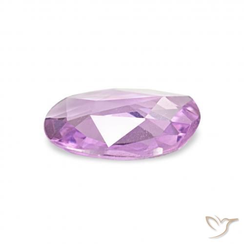 Zafiro Lila claro natural de 0.41 ct, Elegante, VVS