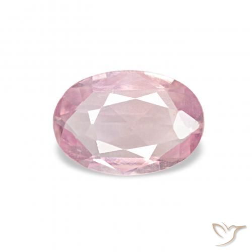 0.40ct Rosado bubblegum claro Zafiro Piedras Preciosas, Ovalada, VVS-VS
