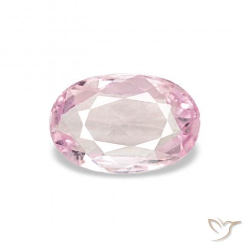 0.38ct Rosado muy claro Zafiro Piedras Preciosas, Ovalada, VS