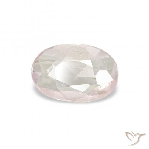 Zafiro Rosado muy claro natural de 0.30 ct, Ovalada, VS