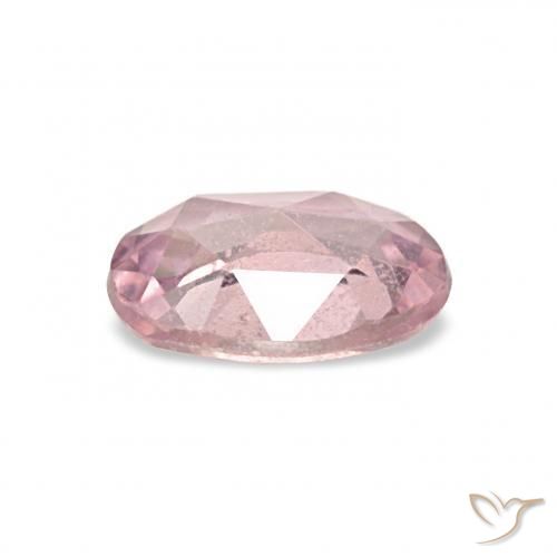 Zafiro Rosado medio natural de 0.57 ct, Ovalada, VS
