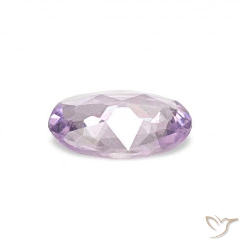 Zafiro Púrpura muy claro natural de 0.35 ct, Ovalada, VS