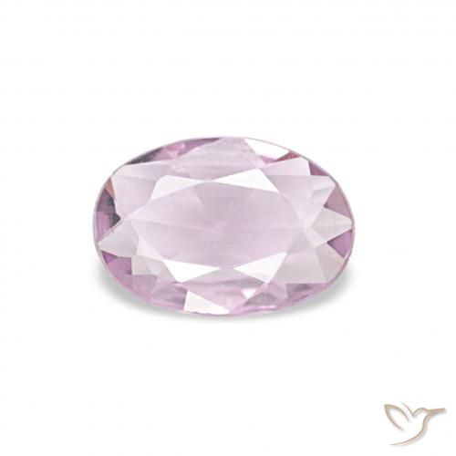 0.28ct Rosado claro Zafiro, Ovalada, VVS-VS