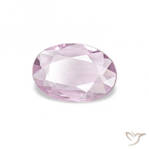 Zafiro Rosado claro natural de 0.28 ct, Ovalada, VVS-VS