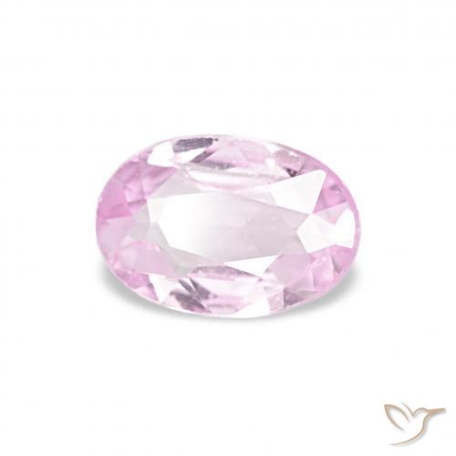 Zafiro Púrpura medio natural de 0.40 ct, Ovalada, VVS-VS