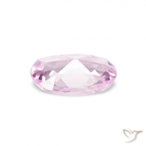 Zafiro Púrpura medio natural de 0.40 ct, Ovalada, VVS-VS