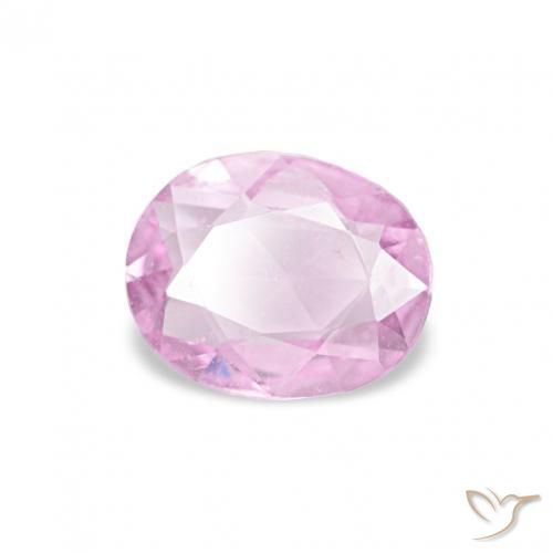 Zafiro Púrpura violeta rosáceo natural de 0.31 ct, Ovalada, VVS-VS
