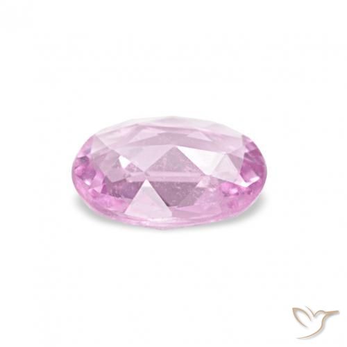 Zafiro Púrpura violeta rosáceo natural de 0.31 ct, Ovalada, VVS-VS