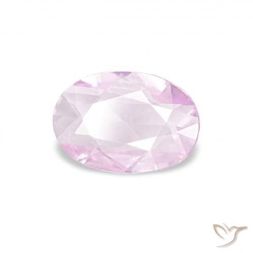 Zafiro Púrpura-violeta rosáceo claro natural de 0.31 ct, Ovalada, VVS-VS