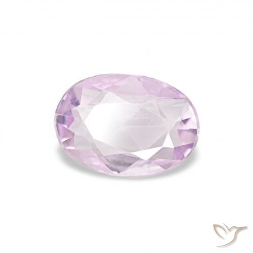 Zafiro Púrpura muy claro natural de 0.36 ct, Ovalada, VVS-VS